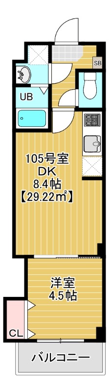 Vista稲毛の間取り写真
