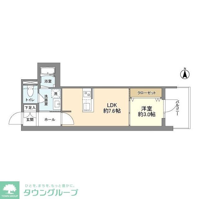 RJRプレシア南堀江の間取り写真