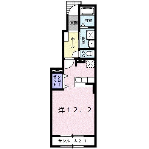 カーサ ヴィオラ Aの間取り写真