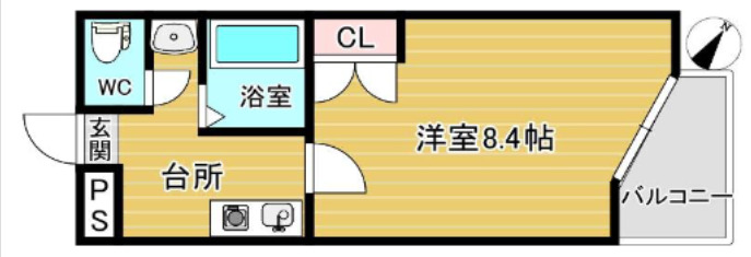 リリーフ薬院の間取り写真