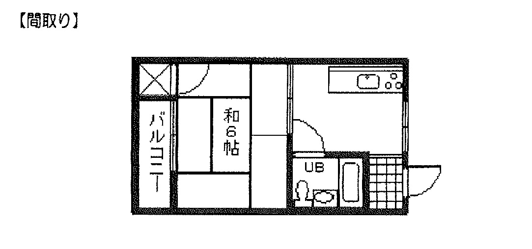 山崎アパートの間取り