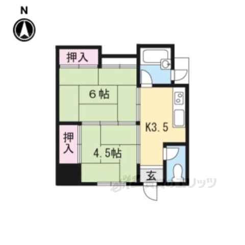 マンション長等の間取り