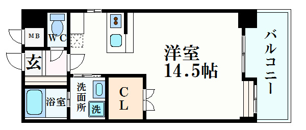 シティハイツ宇品の間取り