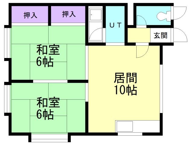 高田マンションの間取り