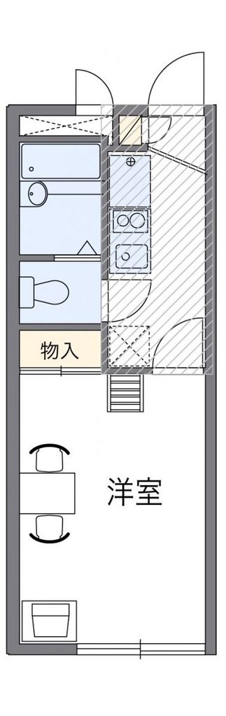 レオパレス柴IIの間取り