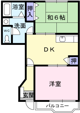 フォンティ－ヌIIの間取り