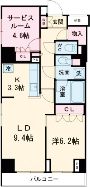 パークアクシス成増二丁目の間取り