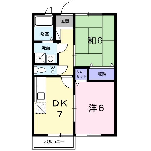 ローマ・パラシオ下向山の間取り