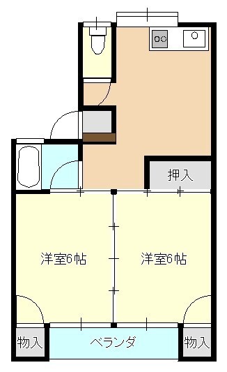 コーポエースI（ゼロ賃貸）の間取り