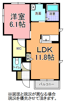 シャーメゾン堀町の間取り