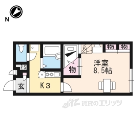 レオパレス三康の間取り