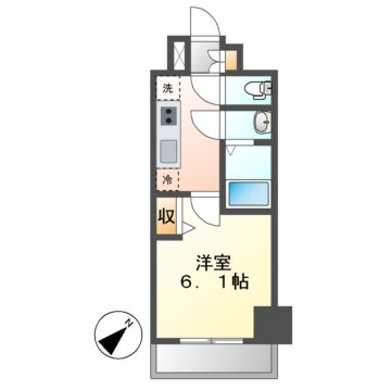 ディアレイシャス今池の間取り