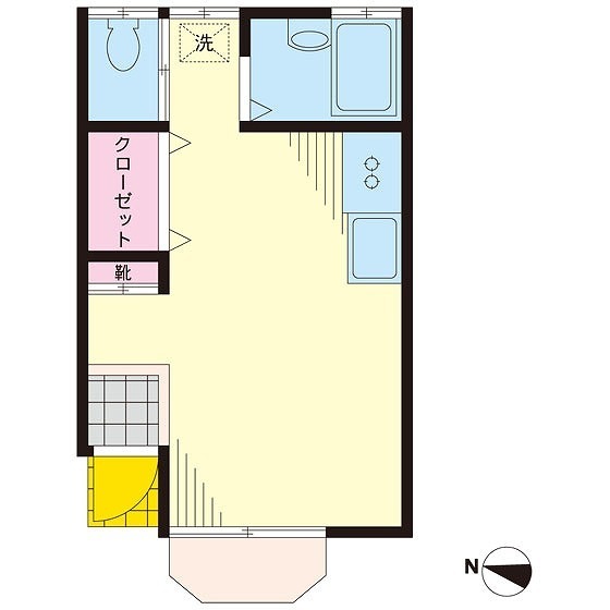 北区中十条のアパートの間取り