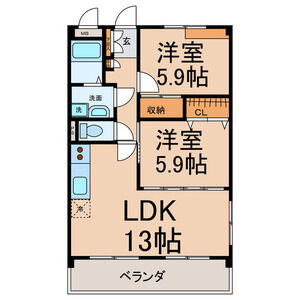 リヴェールドミールの間取り