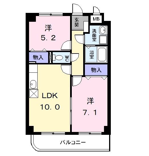 クラールヴィラの間取り