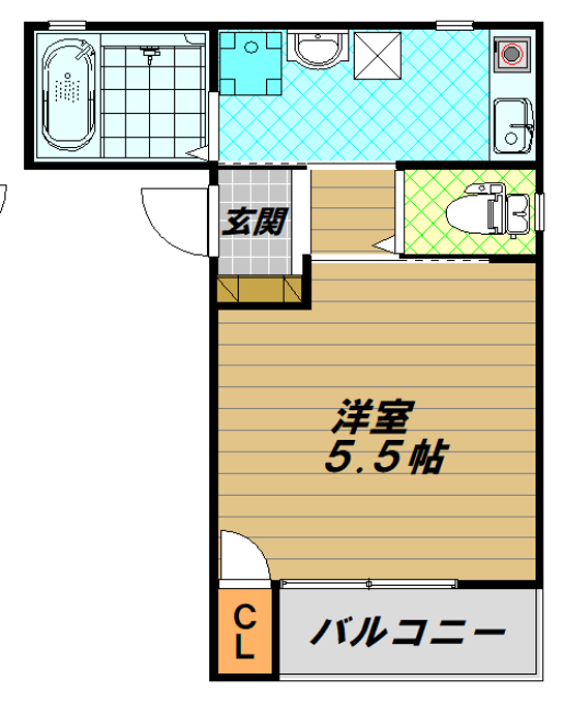 グランメール梅ヶ香町の間取り