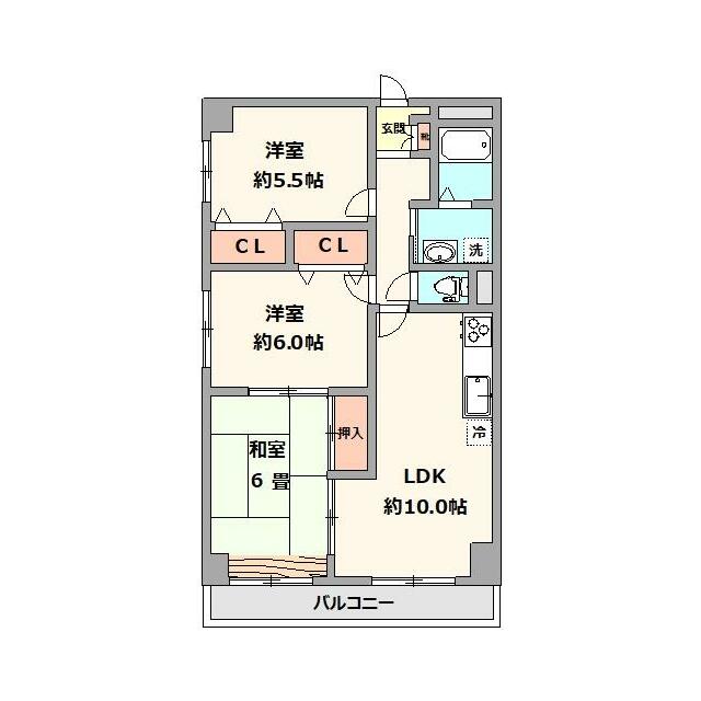 グランドメルシー北原台の間取り