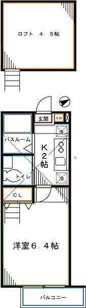 ルーブル国分寺の間取り