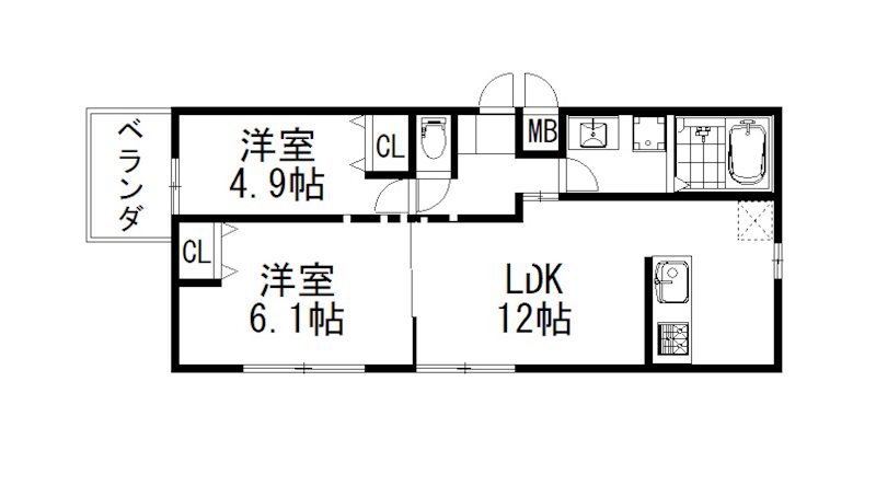 Premier Marsei寺内町の間取り