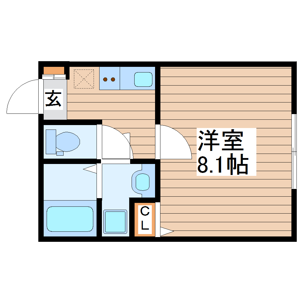 ブレインバレー鹿野の間取り