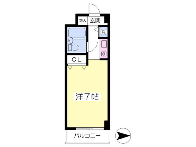 プレステージパレスII．の間取り