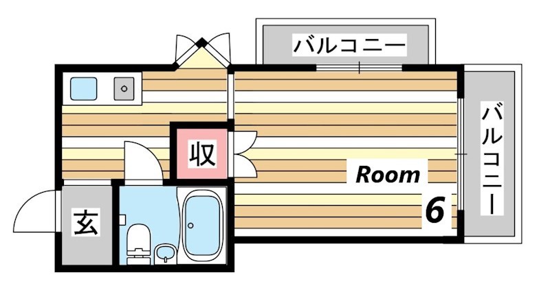 【神戸市東灘区住吉宮町のマンションの間取り】