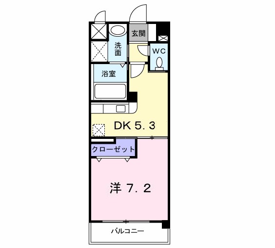 ハミングバード上吉田の間取り