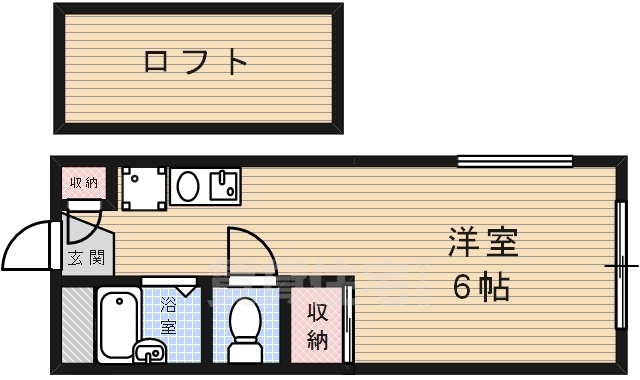 グラン逆瀬川の間取り