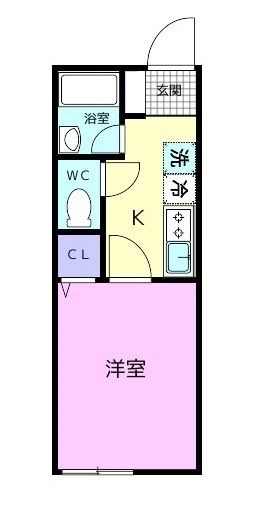 御坊市薗のアパートの間取り