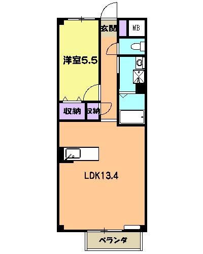 コンフォートＫＡＮＡの間取り