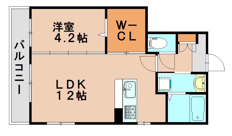 【ドミールの間取り】