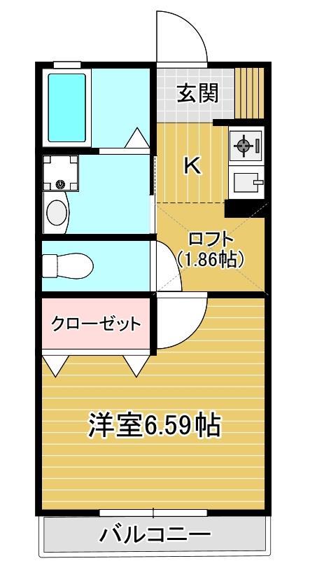 森の下弐番館の間取り