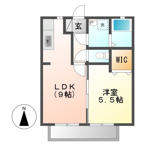 ビバリースクエアＢの間取り