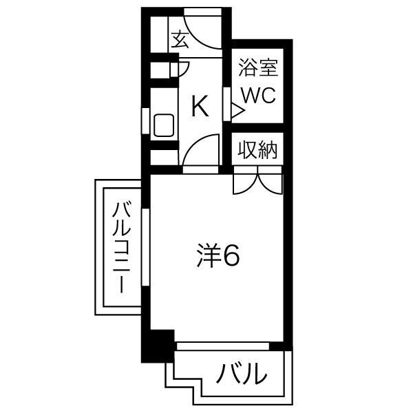 CASA NOAH名古屋Iの間取り