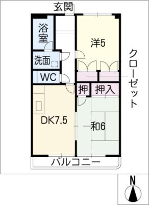 ナチール・セカンドの間取り