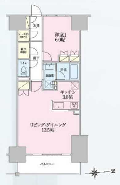 トラープランド翠命館の間取り