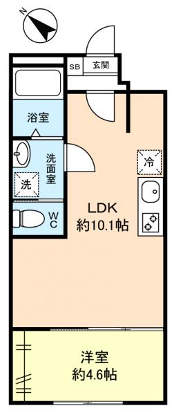 Ｅｒｆｏｌｇ津田沼（エアフォルクツダヌマ）の間取り