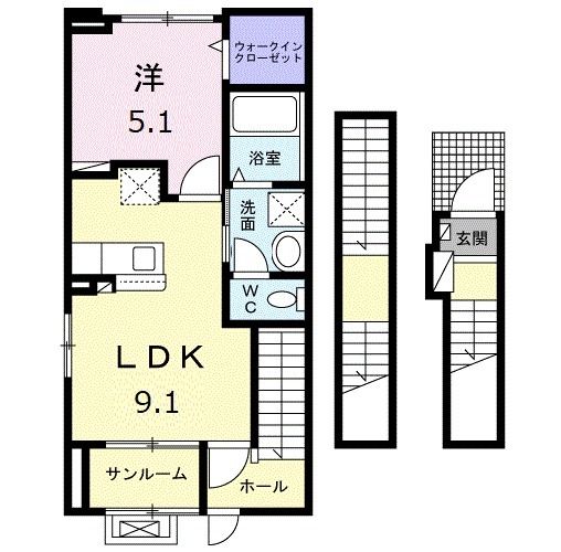 パルクの間取り