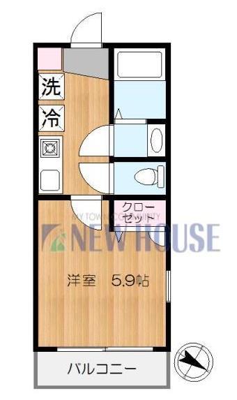 エトワール牛込神楽坂の間取り