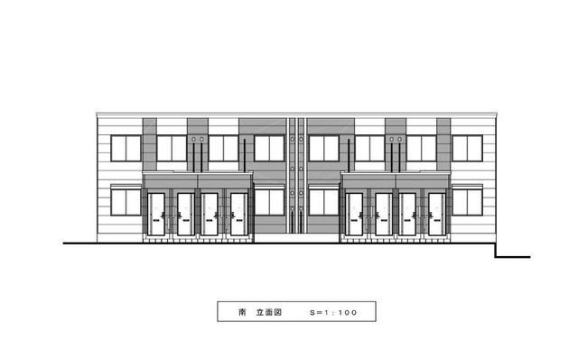 【川口市差間のアパートの建物外観】