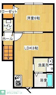 幸手市中のアパートの間取り