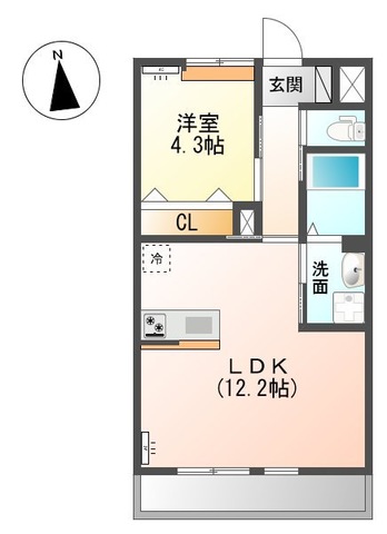 オラデルメーゼの間取り