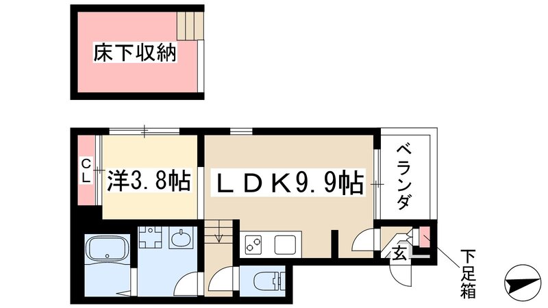 ルミナス野並の間取り