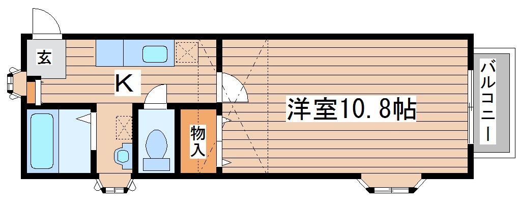 アヴァンセ六丁の目IIの間取り