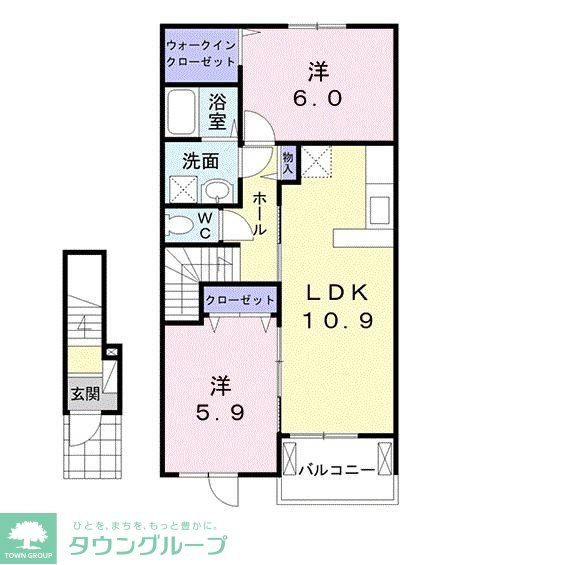 秩父郡横瀬町大字横瀬のアパートの間取り