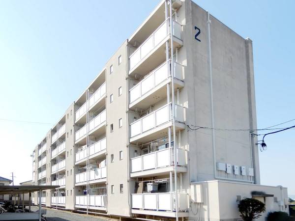 【ビレッジハウス稲荷2号棟の建物外観】