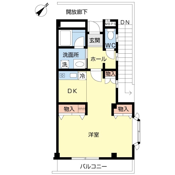 みどりハイツの間取り