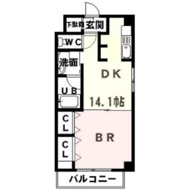 レベント岐阜の間取り