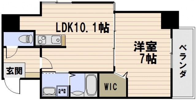 高栄京町マンションの間取り