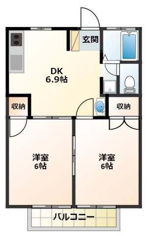 グリーンウッドIの間取り